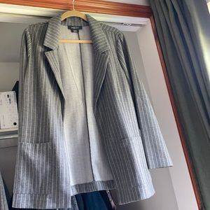 Pin-striped Gray Blazer